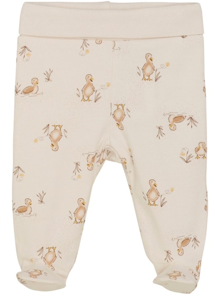 

Fixoni Детские леггинсы "Pants with Feet AOP" коричневого цвета