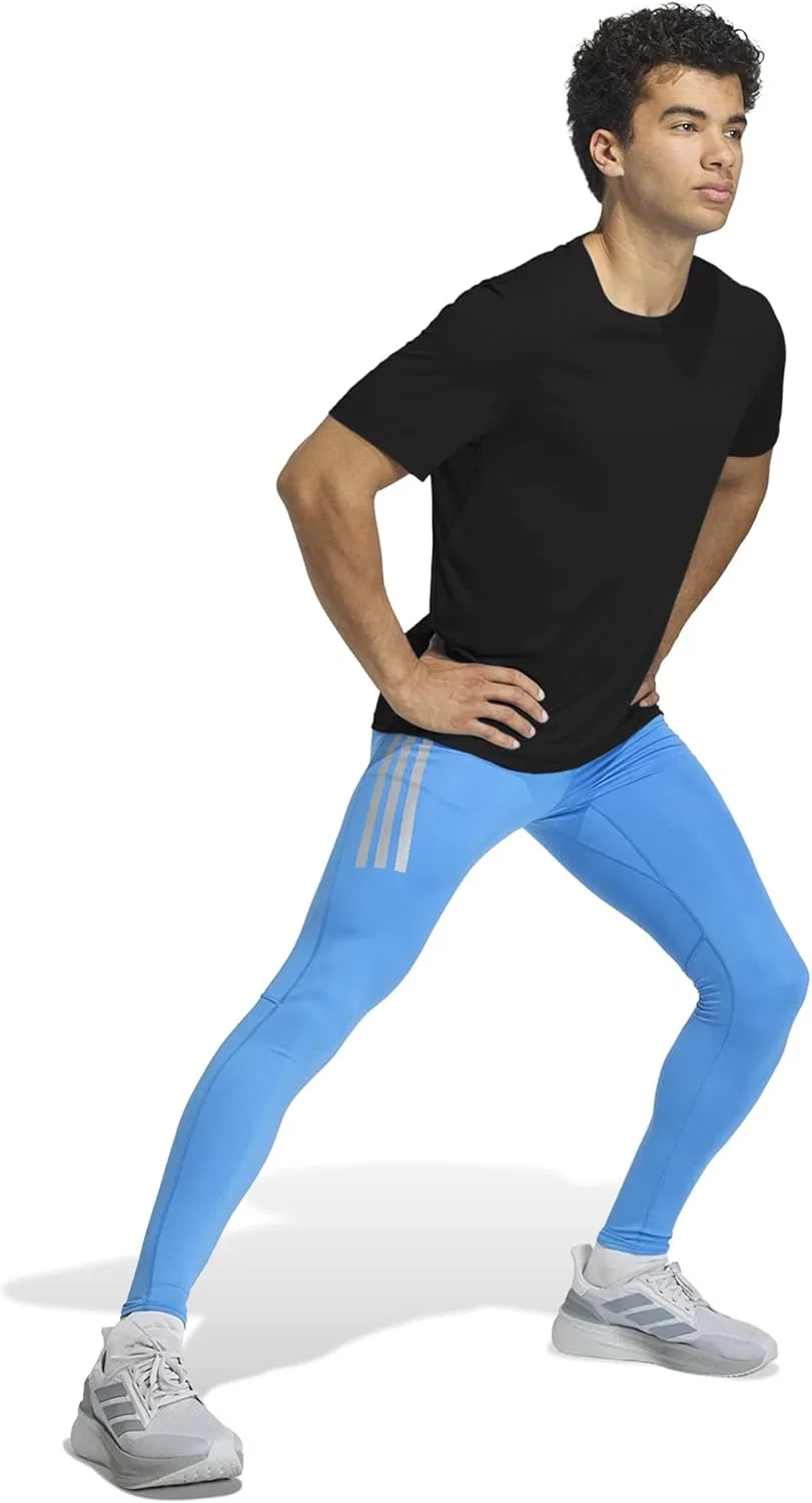 Мужские леггинсы для бега adidas, Ray Blue — фото 2