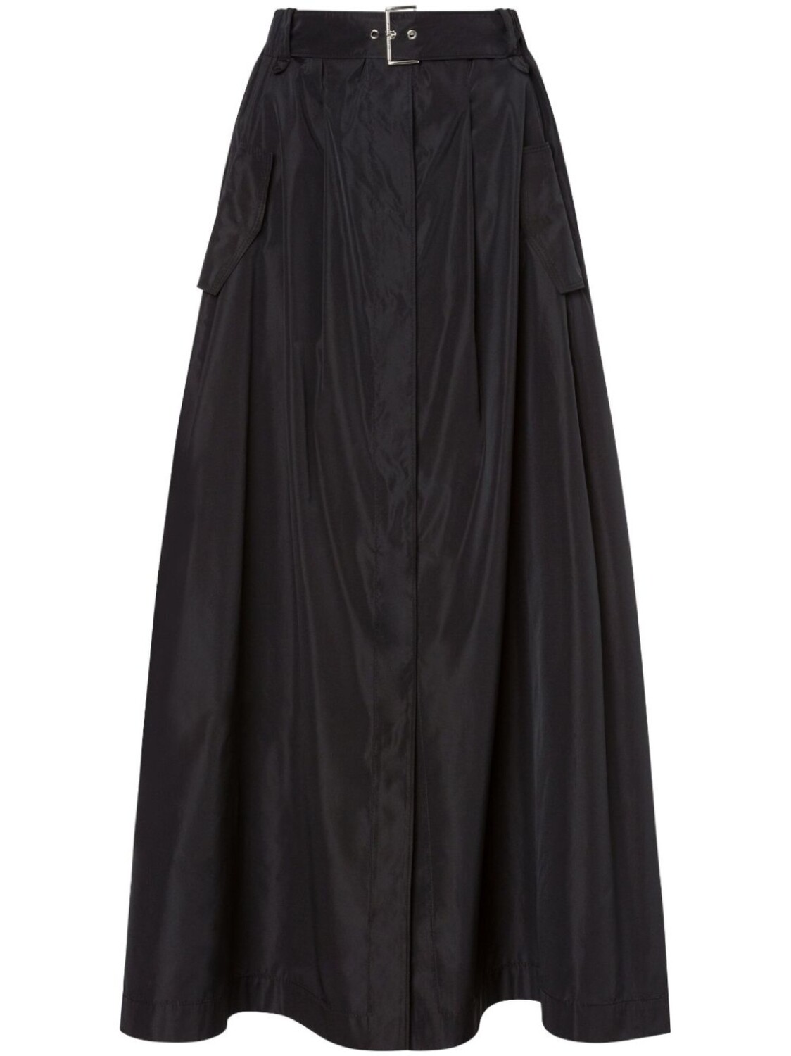 

Alberta Ferretti юбка А-силуэта с пряжкой, черный