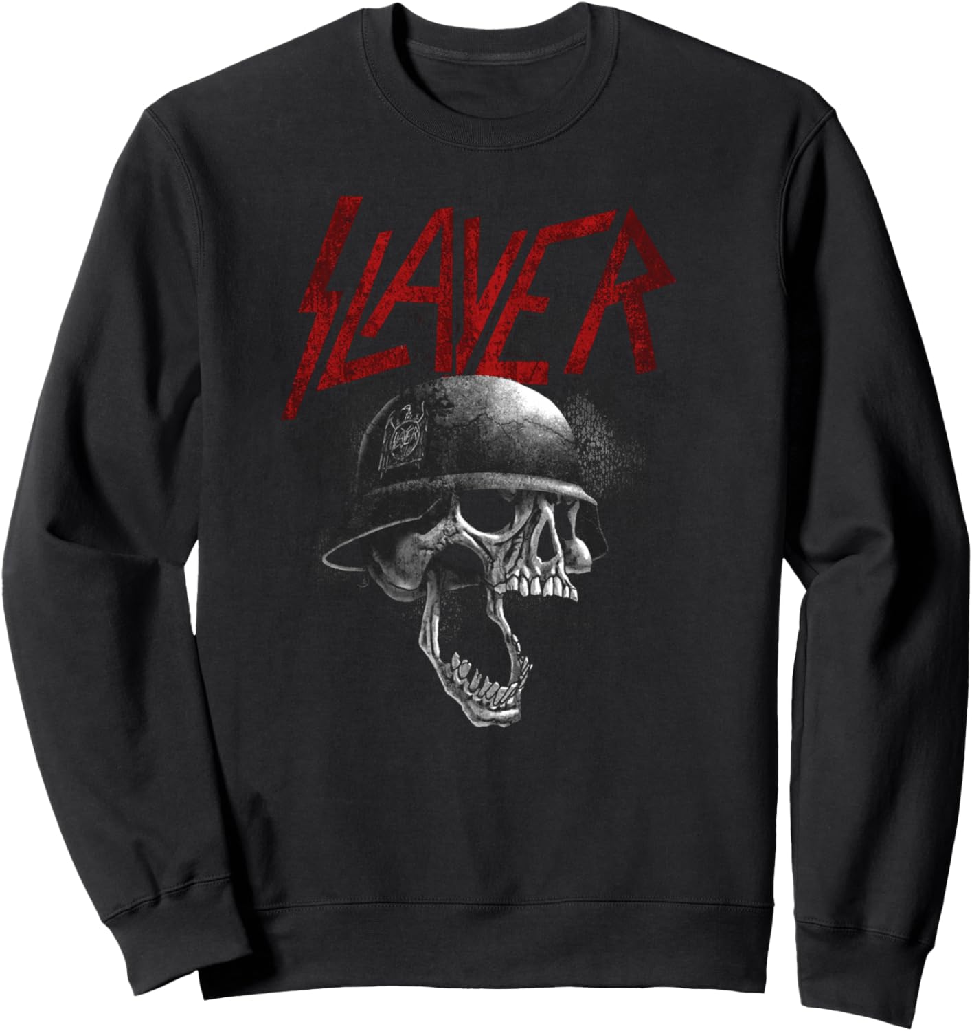 

Толстовка с изображением боевого шлема Slayer Slayer Official, черный