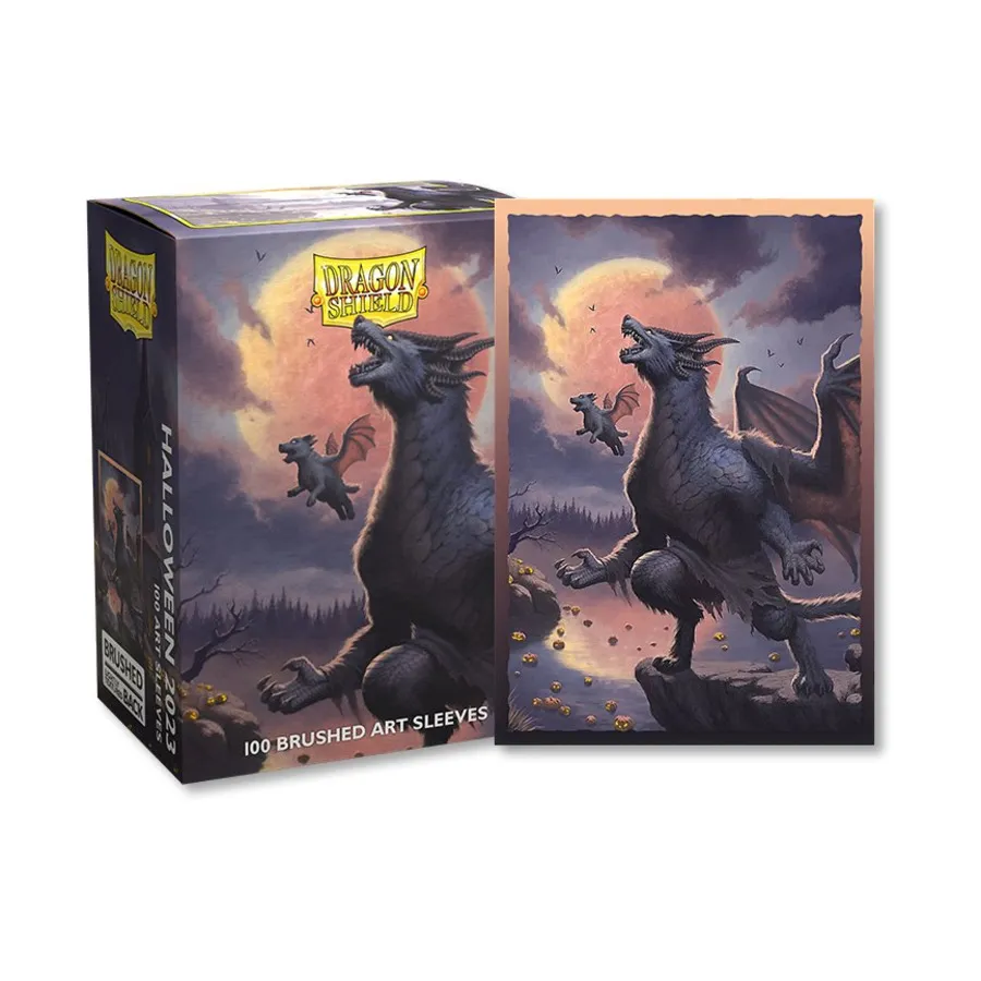 

Стандартные рукава с матовым рисунком — Хэллоуин 2023 (100), Dragon Shield - Card Sleeves - Standard Art
