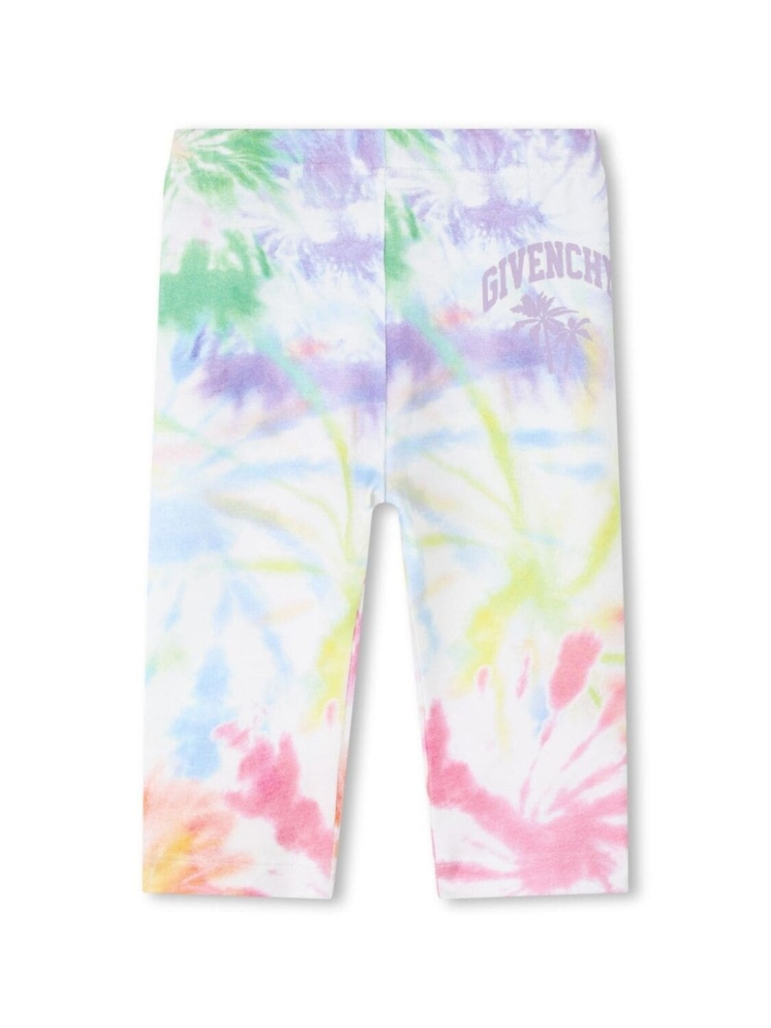 

Givenchy Kids легинсы с цветочным принтом, белый