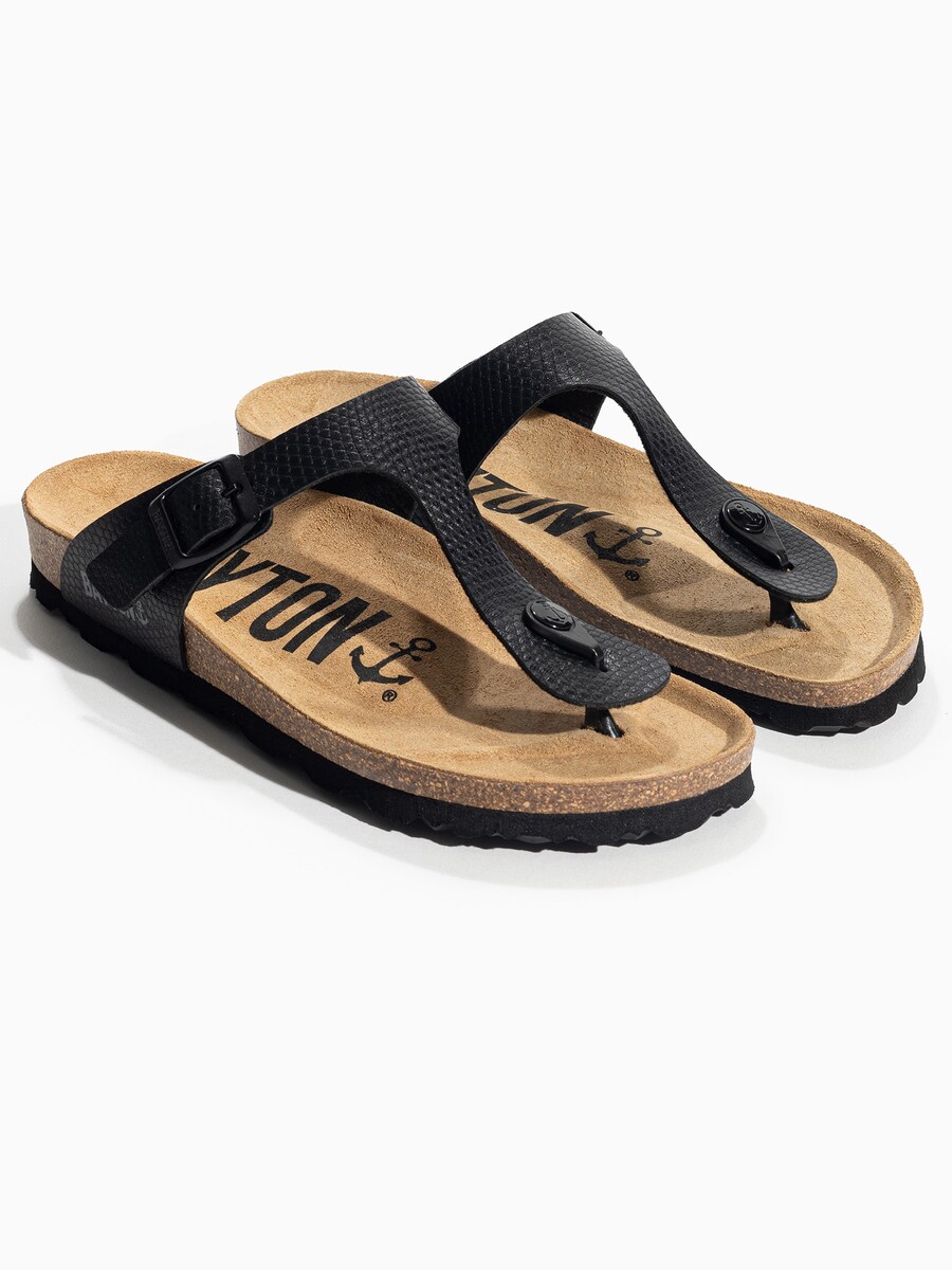 Сандалии с т-образным ремешком Bayton T-Bar Sandals Mercure, черный — фото 2