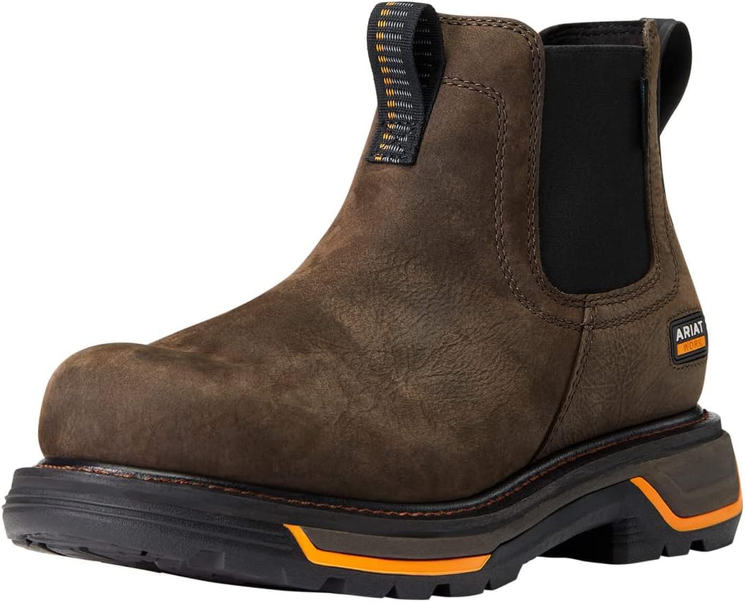 

Мужские водонепроницаемые ботинки Ariat Big Rig Chelsea, Iron Coffee