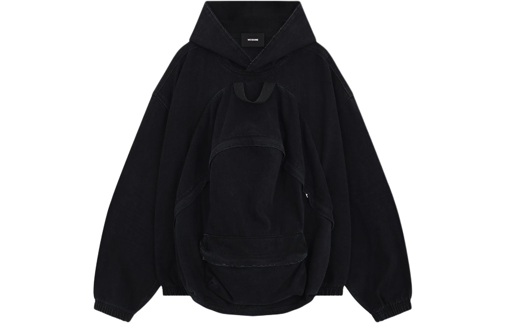 

Свитшот унисекс черный SS24 WE11DONE