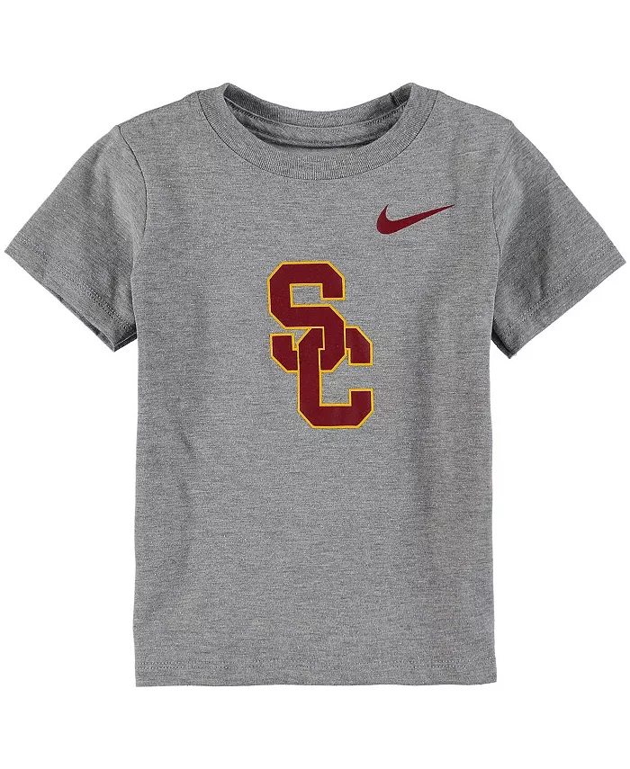 

Футболка для малышей унисекс серого цвета с логотипом USC Trojans Nike, Серый, Футболка для малышей унисекс серого цвета с логотипом USC Trojans Nike
