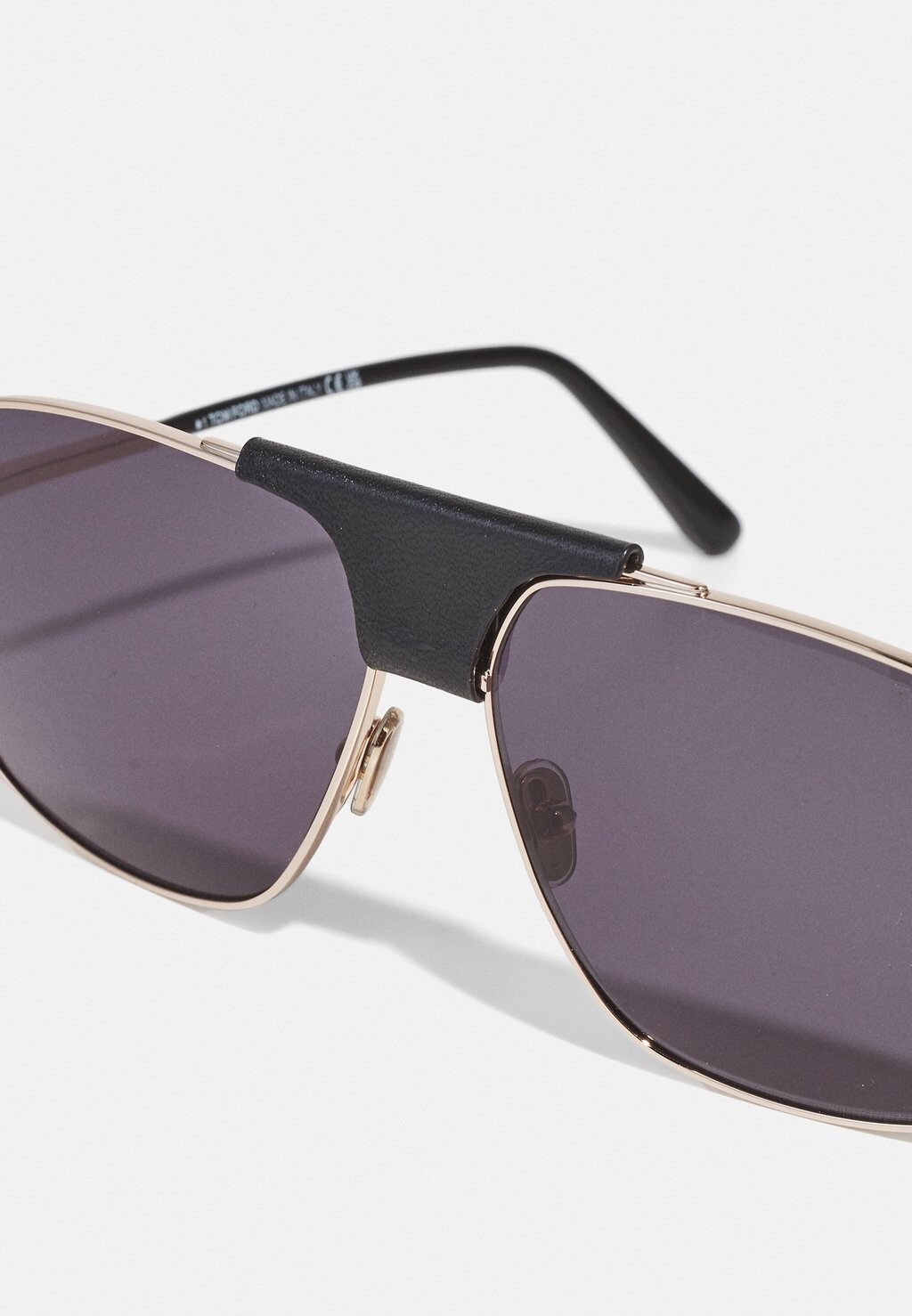 

Солнцезащитные очки Tex Tom Ford, блестящее розовое золото/дымчатый