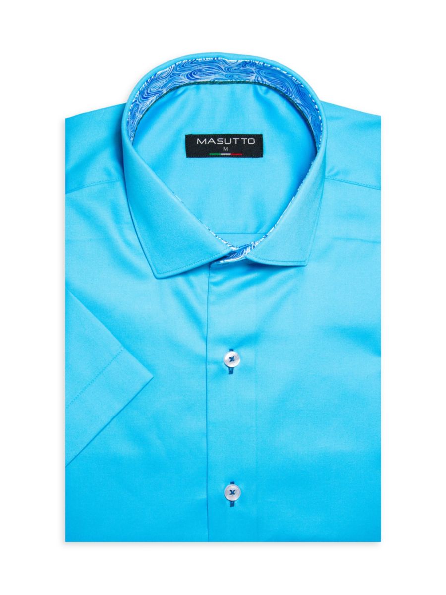 

Рубашка классического кроя Forli Masutto, цвет Turquoise