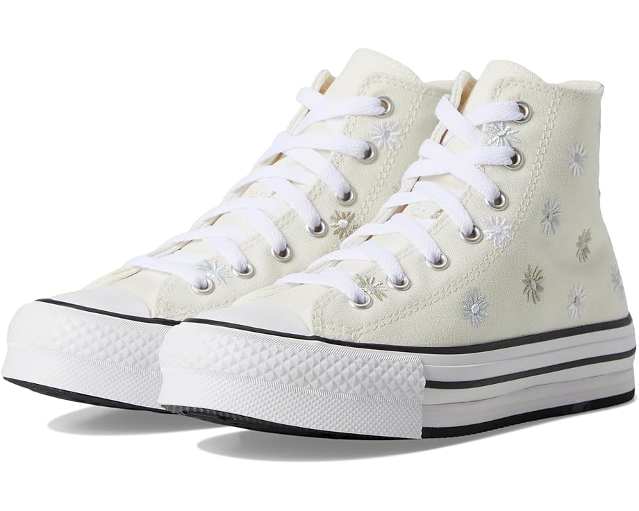 

Кроссовки Converse Kids Chuck Taylor All Star Eva Lift Platform Florals, цвет Egret/White/Pale Surplus