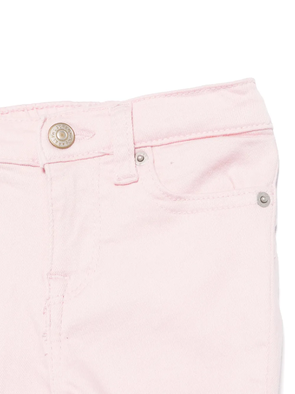Зауженные джинсы POLO RALPH LAUREN KIDS, розовый — фото 3
