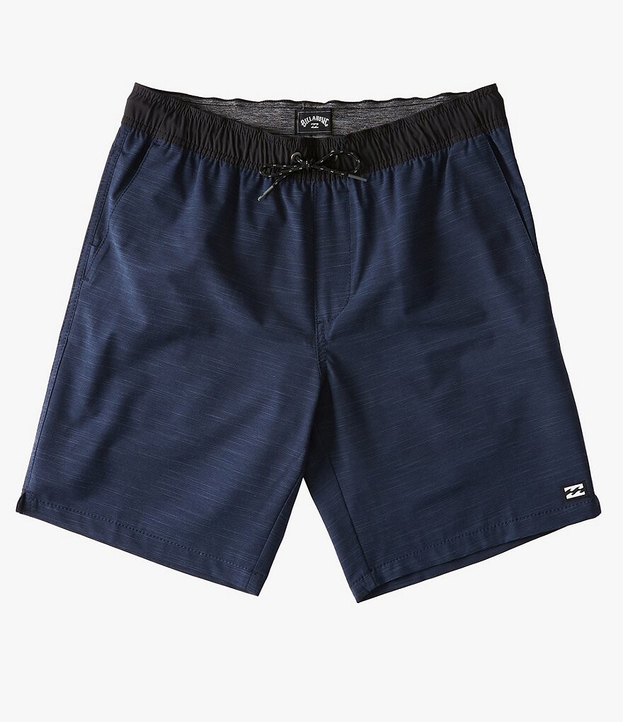 

Billabong Crossfire Elastic Waist 19 Прогулочные шорты с внешним швом, синий