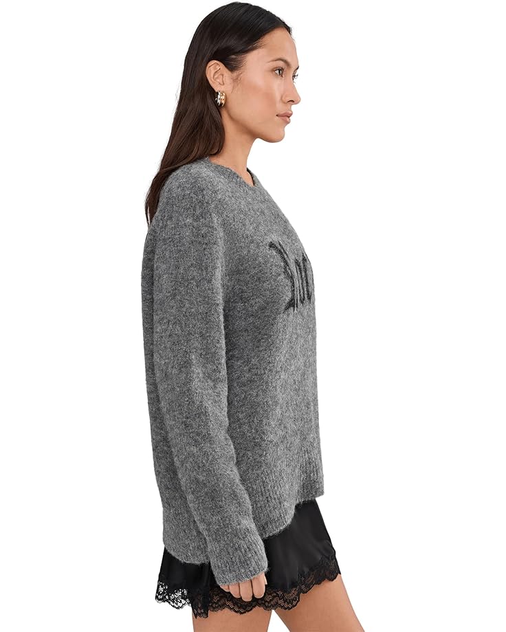 Женский свитер AllSaints Rock Crew, Metallic/Charcoal — фото 3