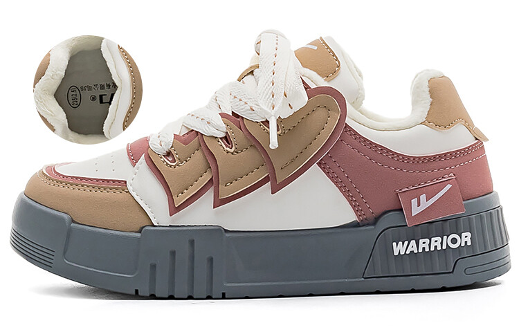 

Кроссовки WARRIOR Skateboarding Shoes Women's Low-top, коричневый