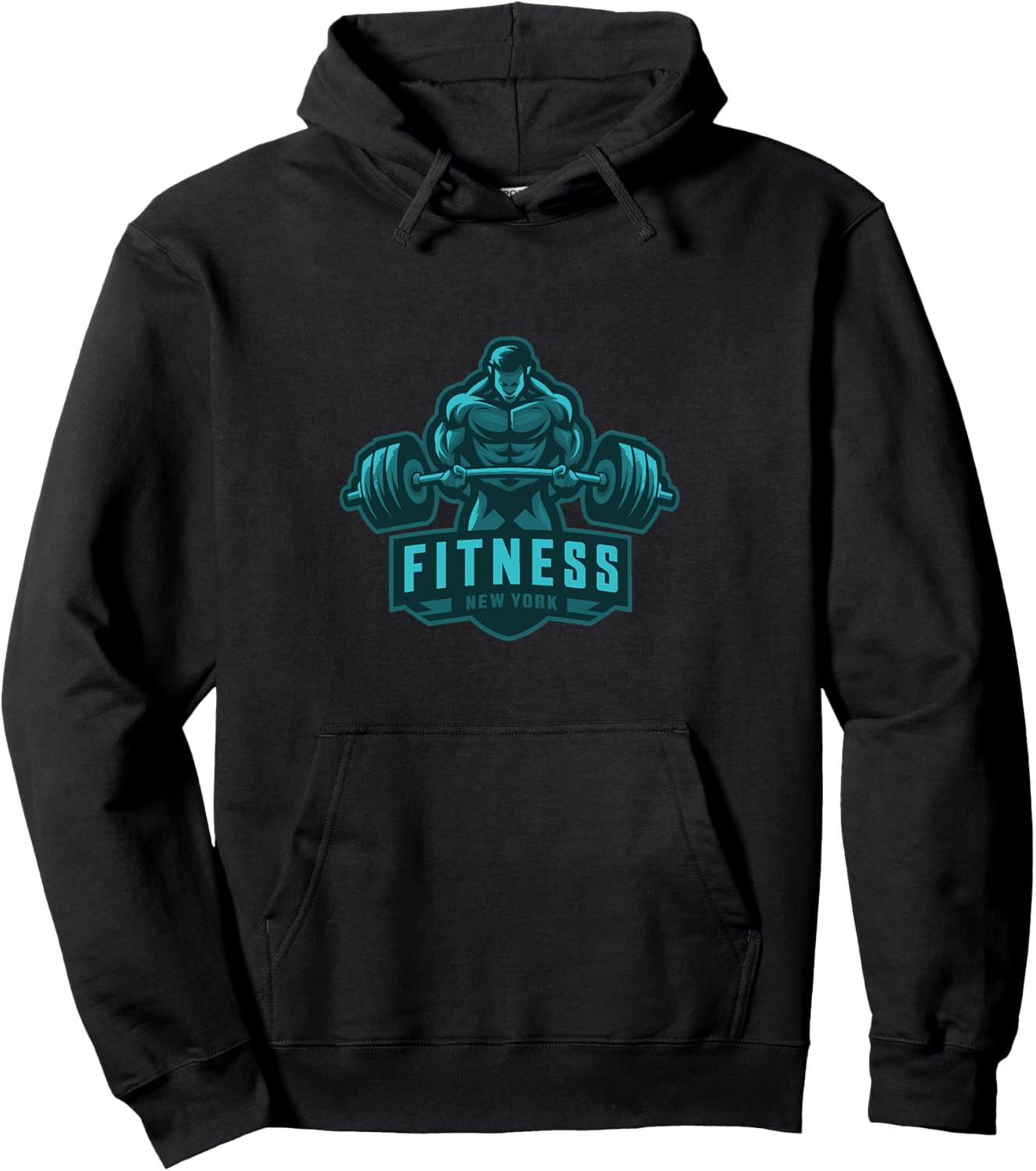 

Худи для тренировок New York City Fitness USA NYC New York Fitness United States Usa Nyc Workout, черный