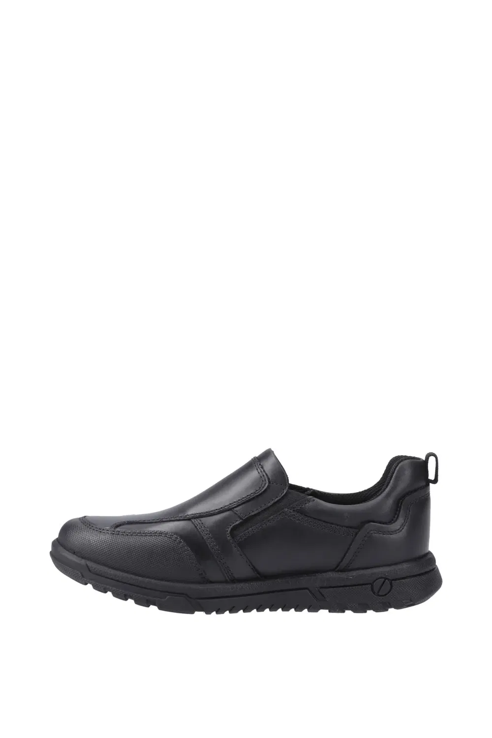 Школьные туфли для мальчиков с защитным носком Hush Puppies, черный — фото 4