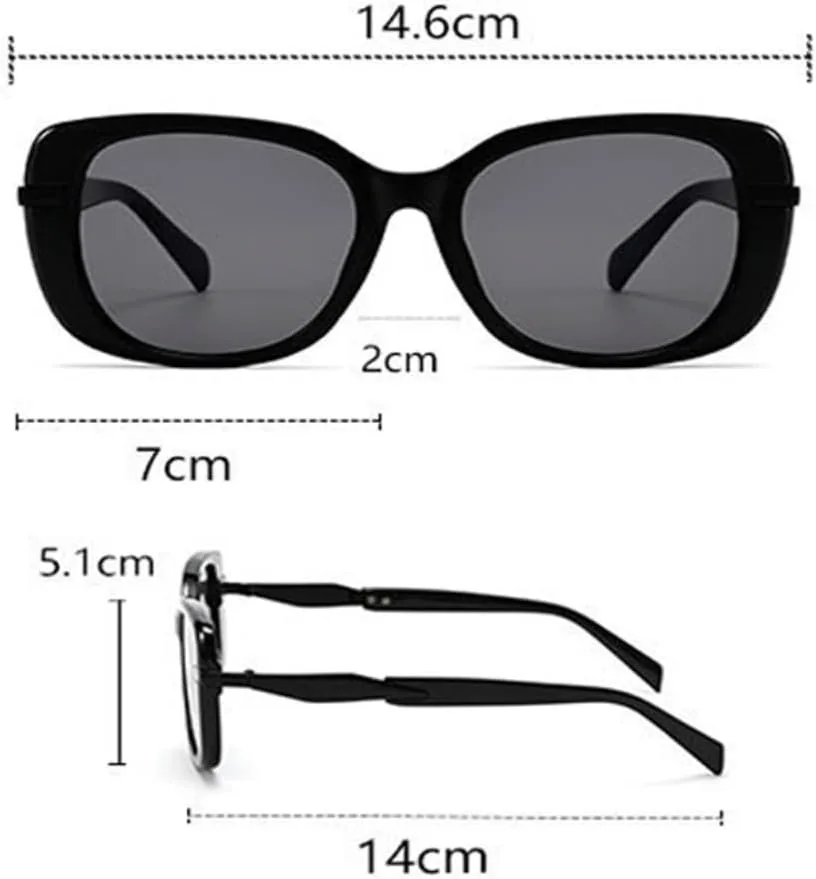 

Солнцезащитные очки с защитой UV400 | Большие овальные линзы с градиентом | Для женщин и мужчин | Для занятий спортом на открытом воздухе и путешествий DSVIGF, Black