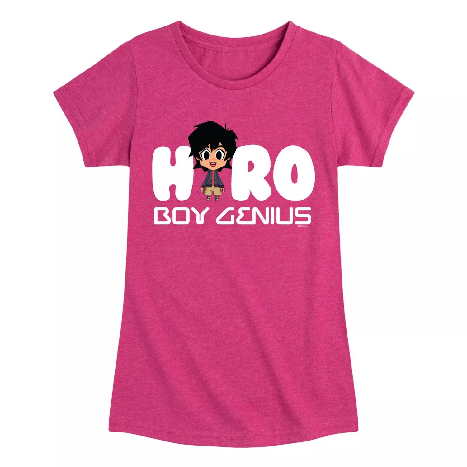 

Футболка с рисунком Hiro Boy Genius для девочек 7–16 лет Disney/Pixar's Big Hero 6 Licensed Character