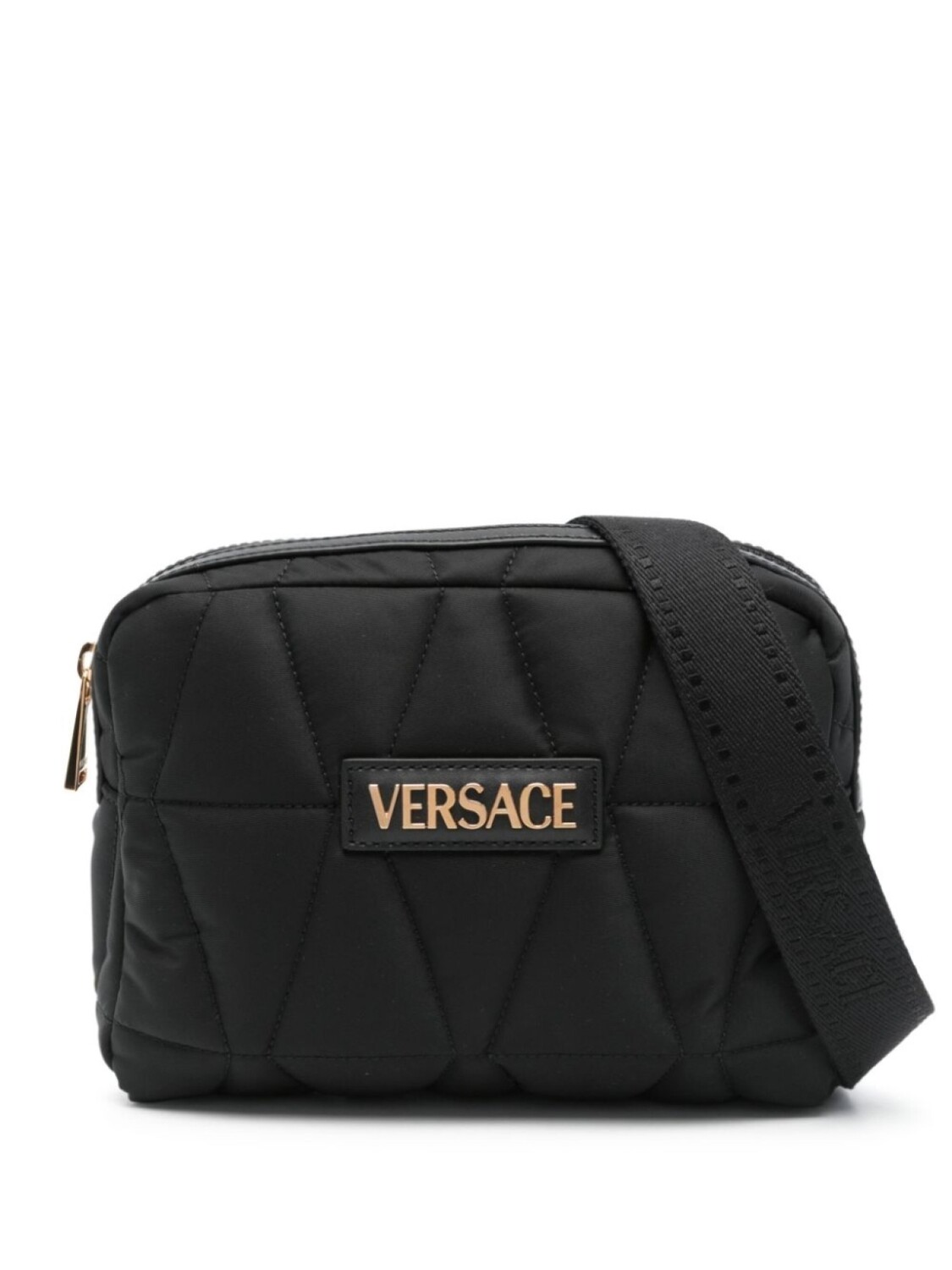 

Поясная сумка с логотипом Versace, черный