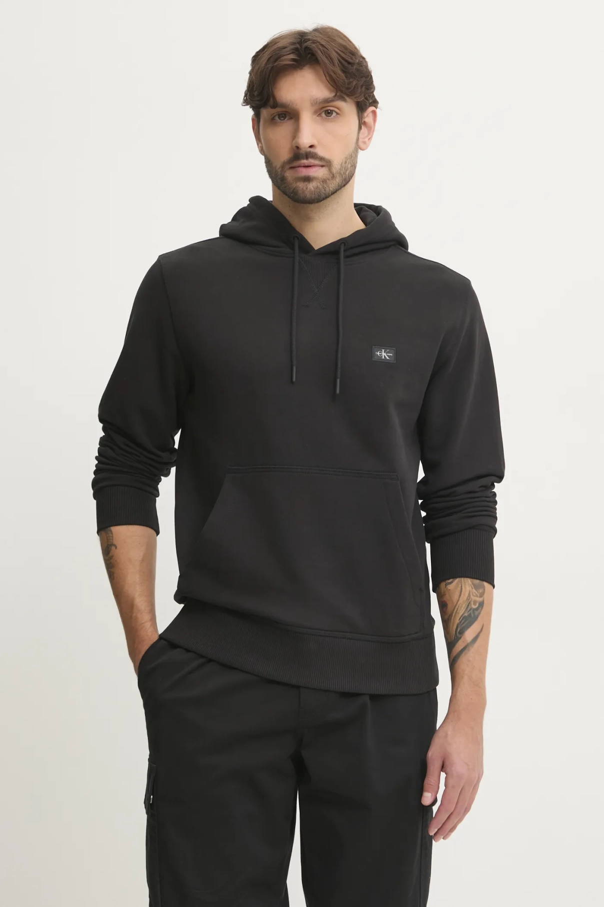 

Хлопковая толстовка Calvin Klein Jeans, черный