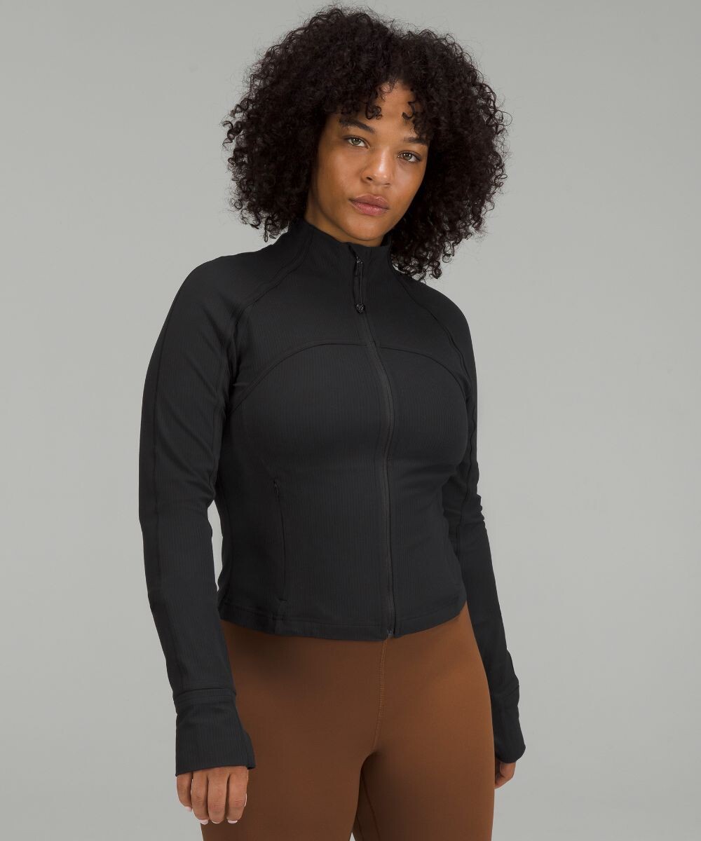 

Укороченная куртка Nulu Define в рубчик Lululemon, черный