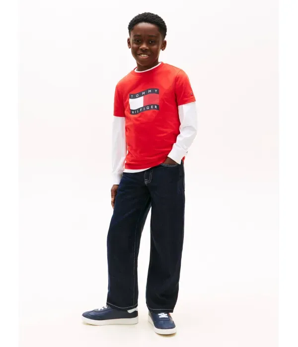 Футболка regular fit Tommy Hilfiger, красный — фото 2