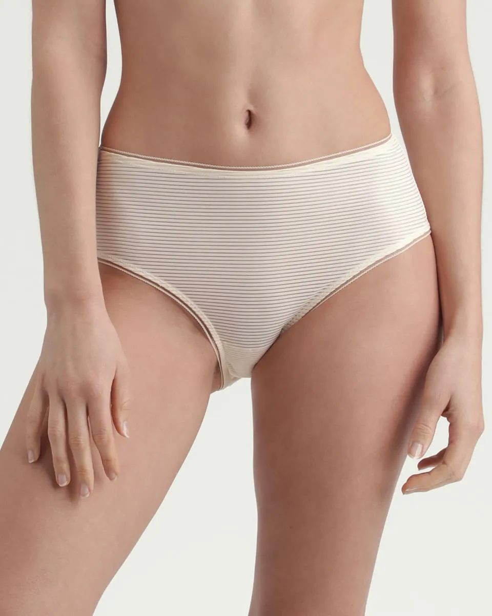 

Высокие трусики x Инес де Ля Фрессанж Dim, кремовый