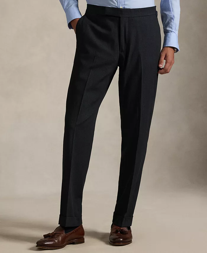 

Мужские брюки из твилловой смесовой ткани Polo Ralph Lauren, синий