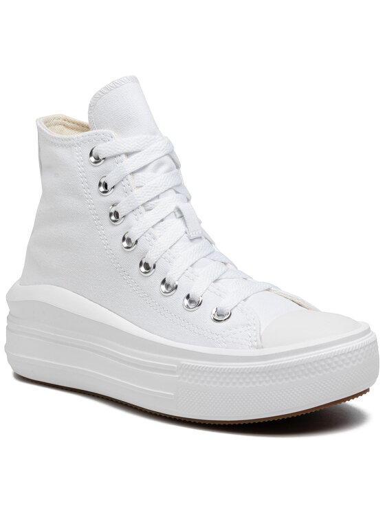 Тканевые кроссовки Chuck Taylor All Star Move Platform 568498C Converse, белый — фото 2