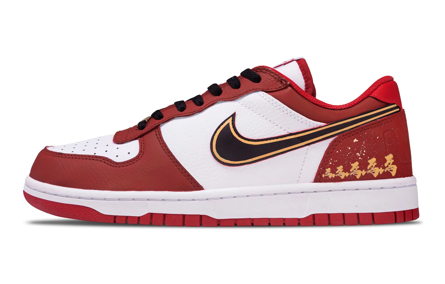 Nike Кроссовки для скейтбординга мужские низкие кожаные утепленные red