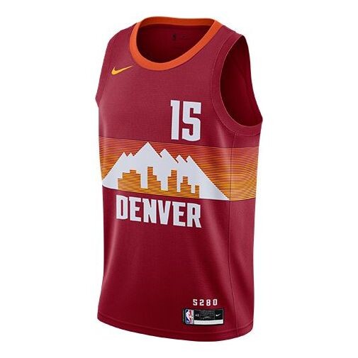 

Майка Nike x NBA Denver Nuggets City Edition Jersey 'Nikola Joki 15', красный