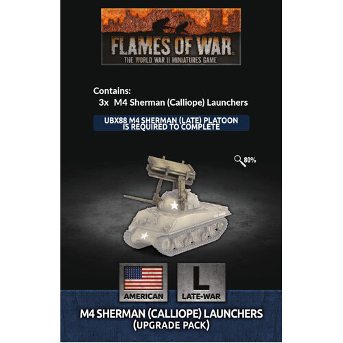 

Фигурки Flames Of War: M4 Sherman Calliope Launchers (Upgrade Pack)