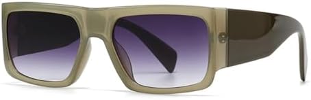 

Новые солнцезащитные очки квадратной формы для женщин 2025 года, двухцветные, винтажные, с градиентным переходом, для мужчин, солнцезащитные очки UV400 DSXLY, Green Gray Gradient