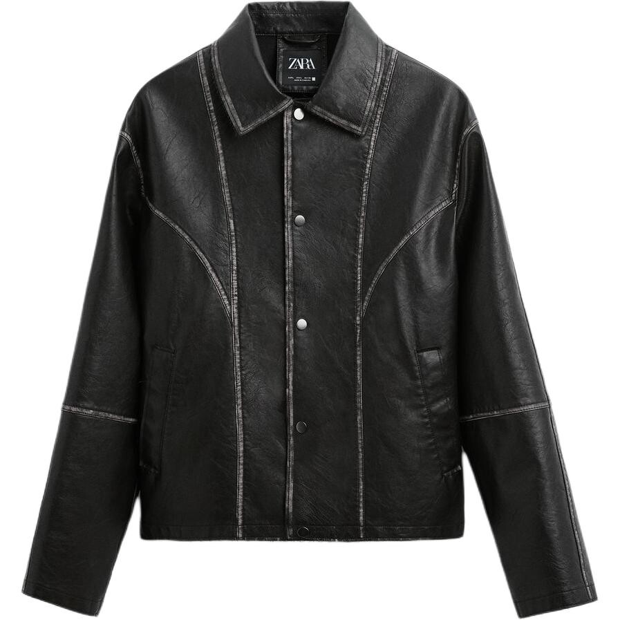 

Куртка мужская черная Zara, черный