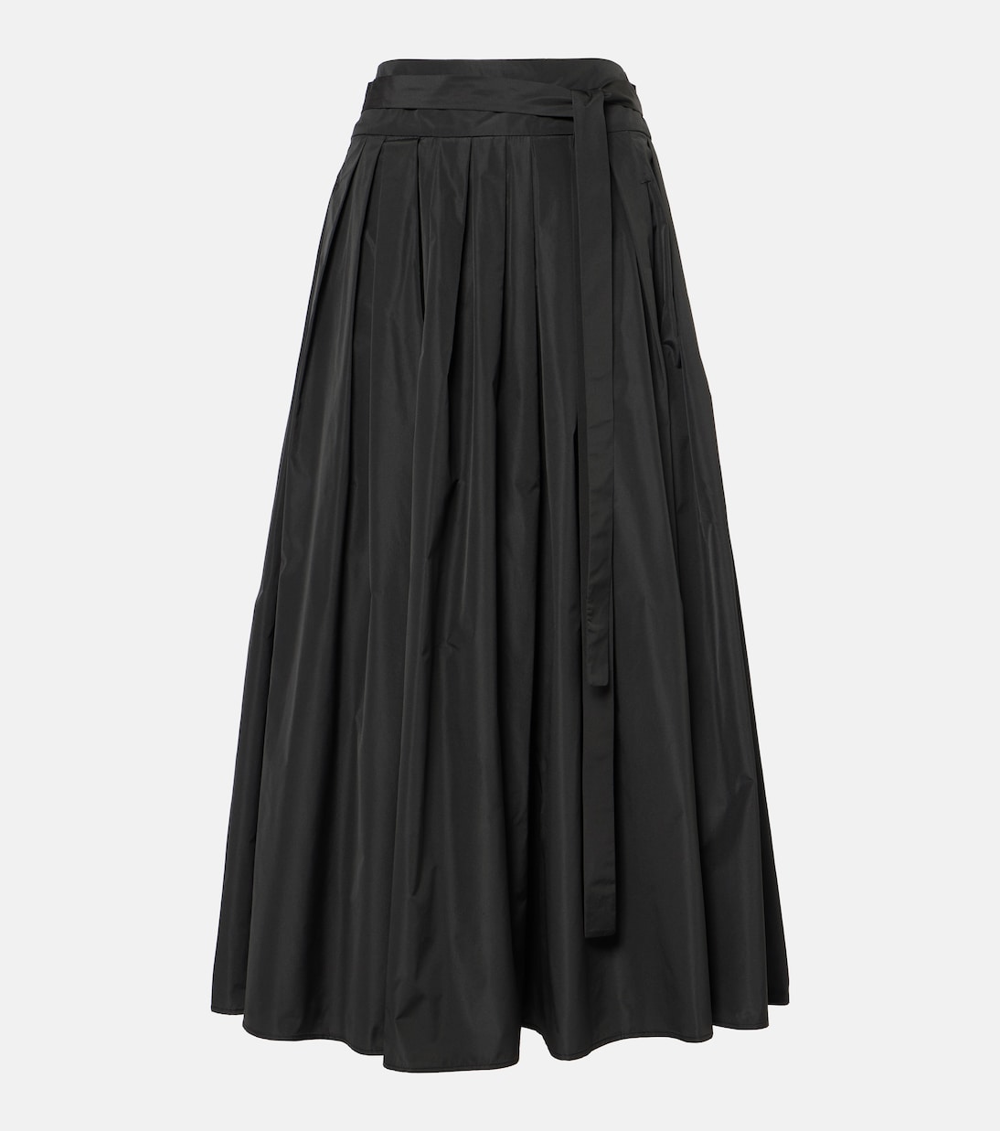 

Юбка макси из тафты с плиссировкой Gea S Max Mara, Nero
