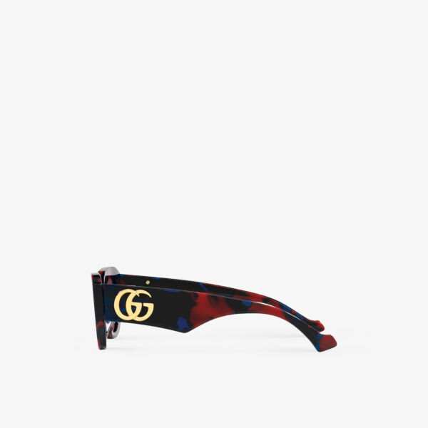 Солнцезащитные очки Gc002107 в прямоугольной оправе из ацетата Gucci, мультиколор — фото 4