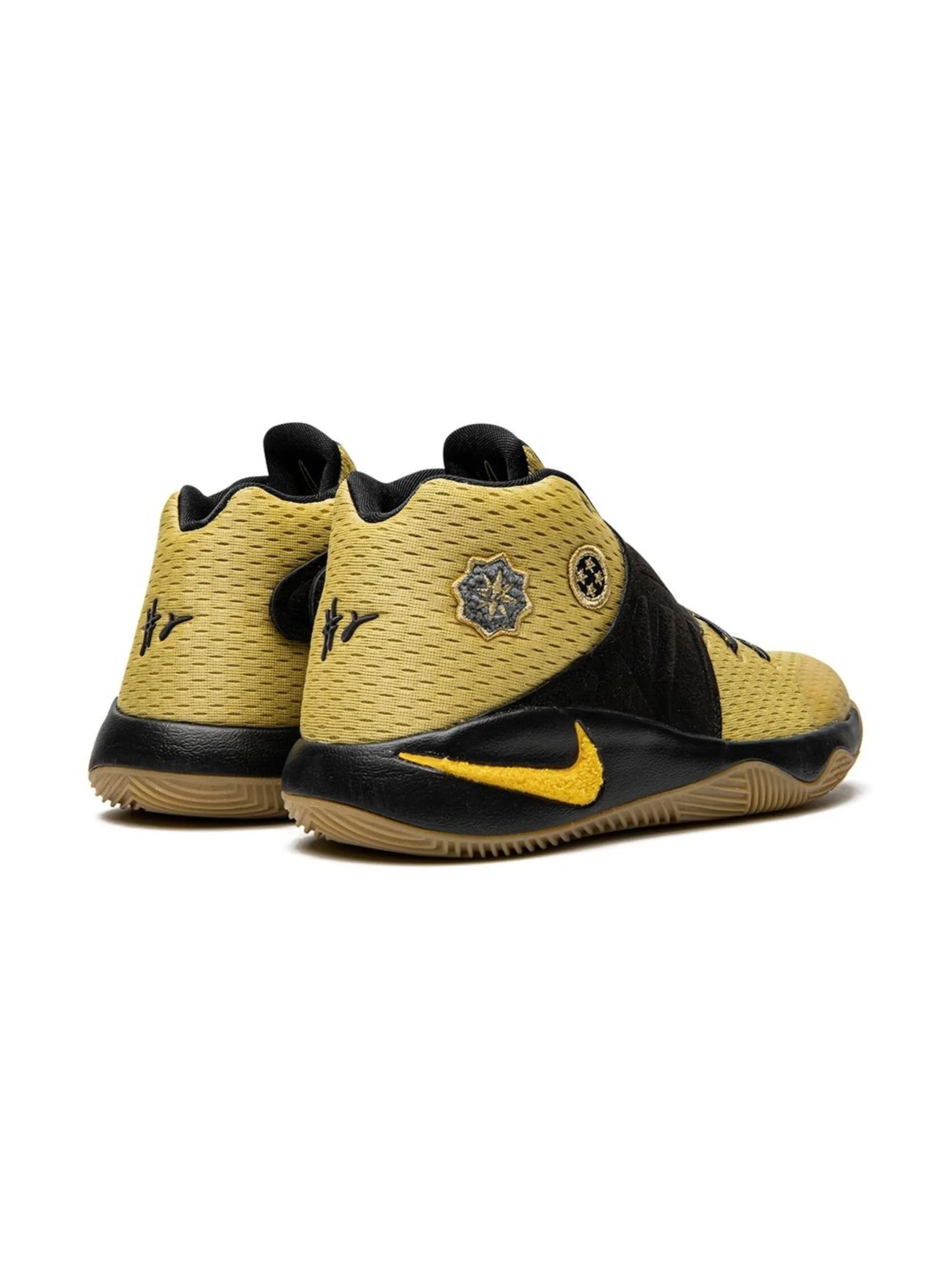 Высокие кроссовки Kyrie 2 Nike Kids, желтый — фото 3