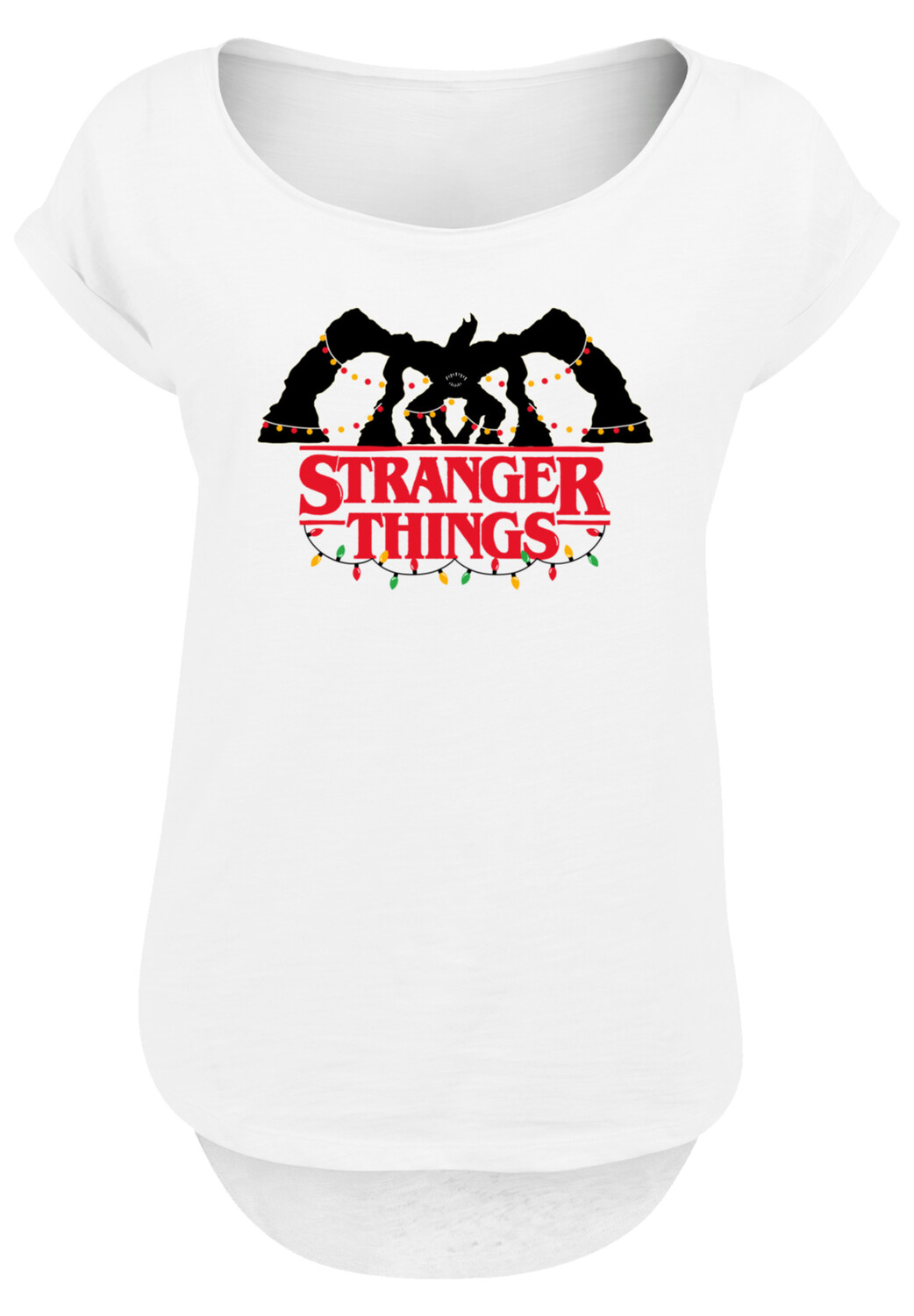 

Футболка F4NT4STIC Stranger Things Demogorgon Lights Netflix TV Series, белый