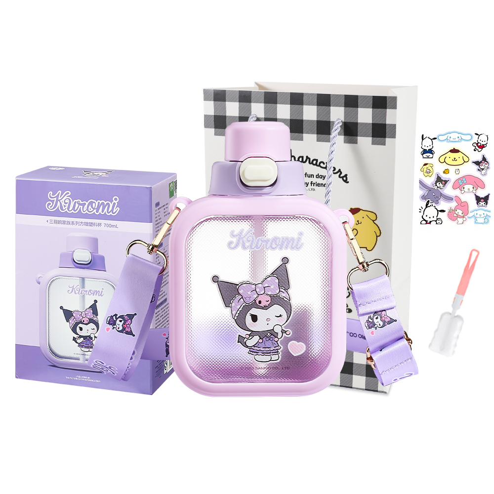 

Sanrio Пластиковый стакан Kulomi, фиолетовый, 700 мл