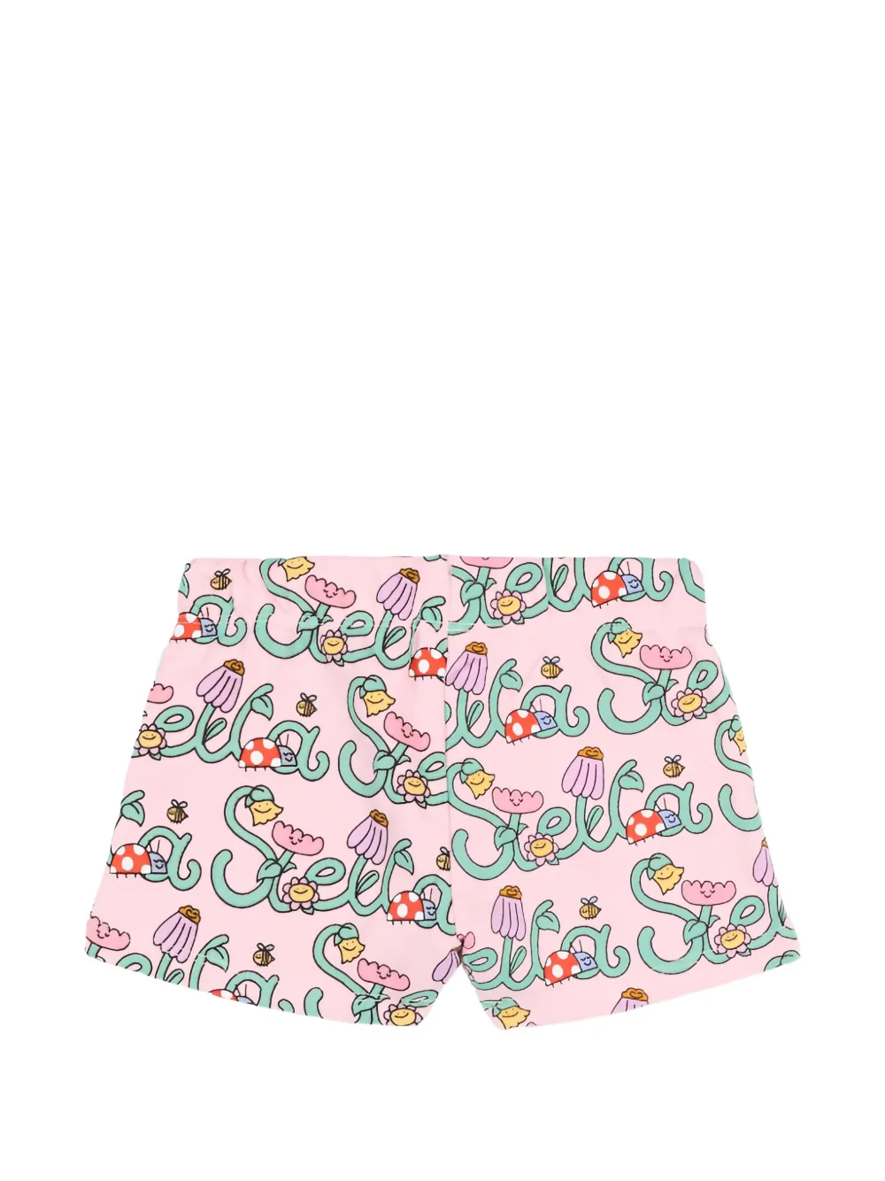 Шорты с цветочным принтом Stella Mccartney Kids, розовый — фото 2