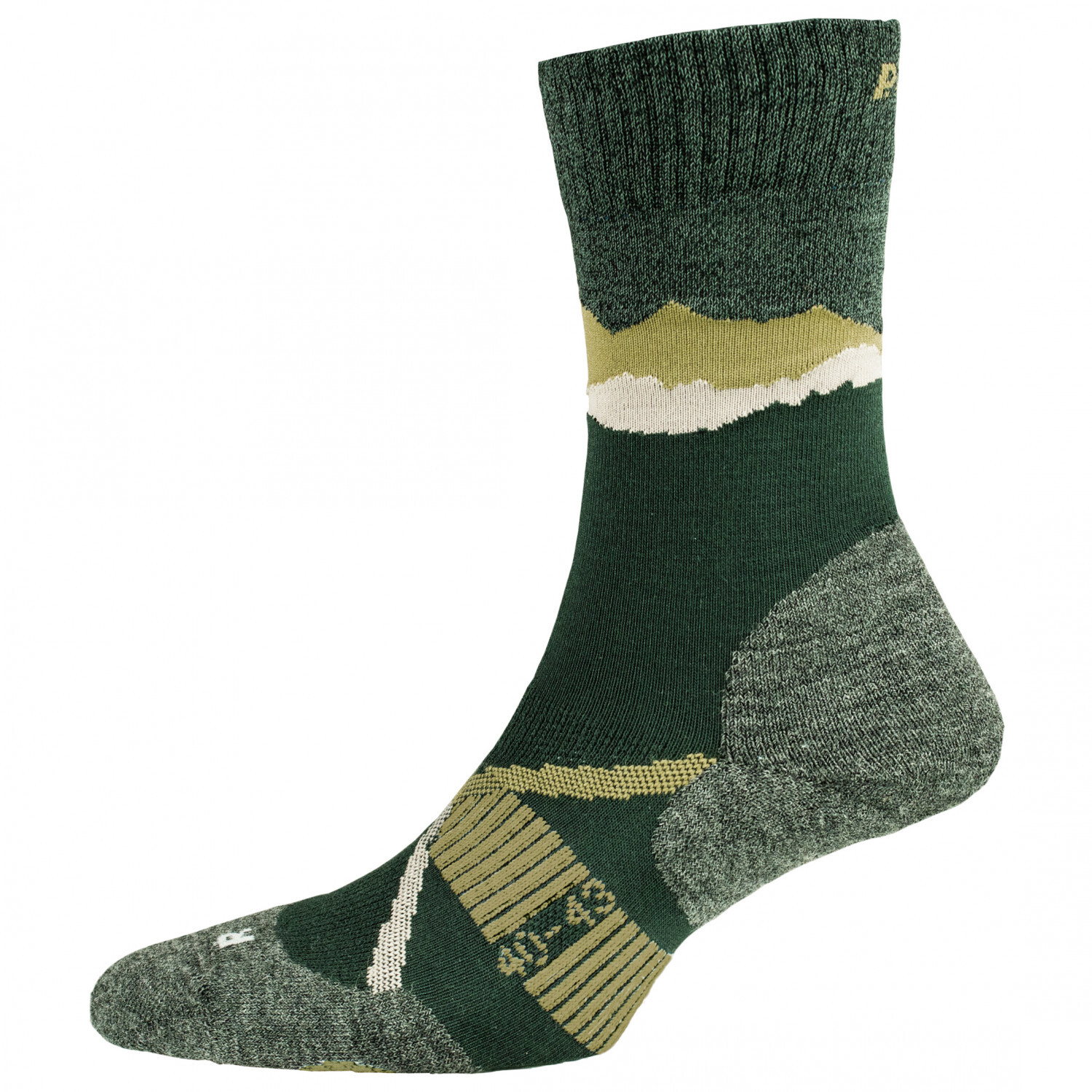 

Походные носки P.A.C. TR 3.2 Trekking Merino Light, цвет Anthracite/Olive