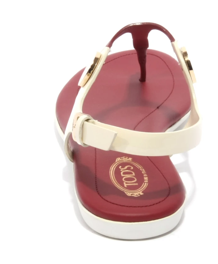 Сандалии Инфрадито, шлепанцы, обувь Tod'S, красный — фото 4