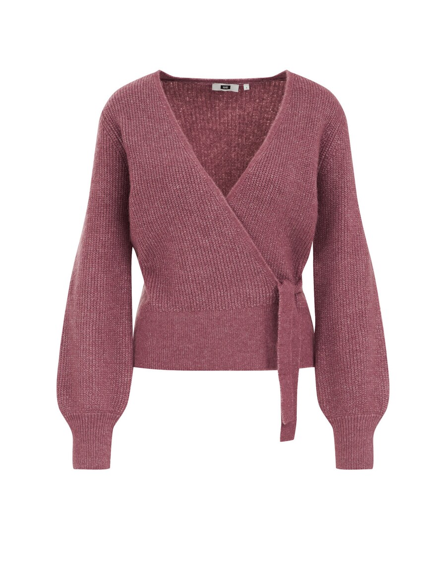 

Вязаный кардиган WE Fashion, фиолетовый