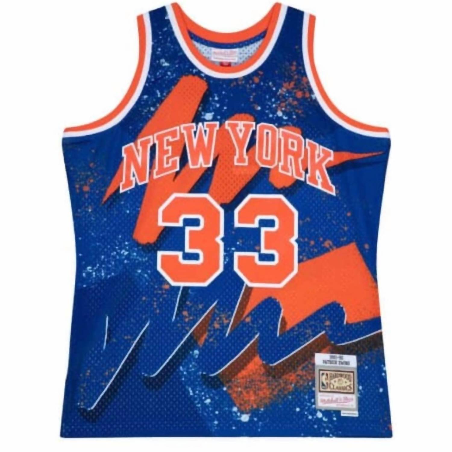 

Мужская футболка Hyper Hoops Swingman New York в синем цвете Mitchell & Ness