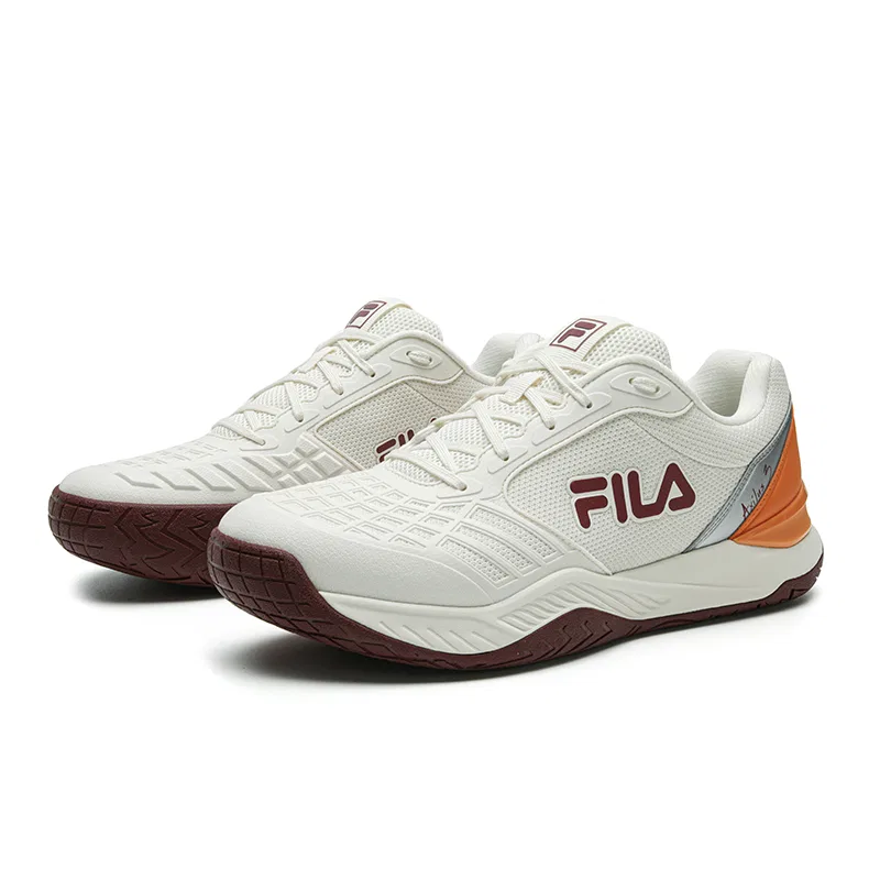 Кроссовки для тенниса AXILUS 3 FILA White Red Orange — фото 4