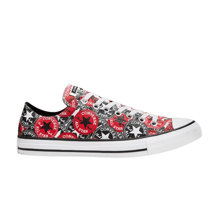 

Кроссовки Converse Chuck Taylor All Star Low 'Allover Mix Logo Play', черный
