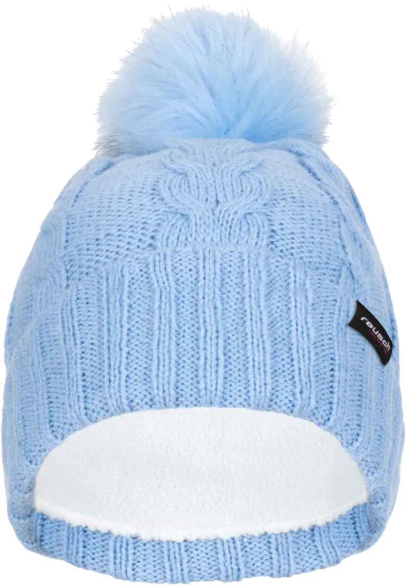 

Шапка Reusch "Eve Beanie", на мягкой флисовой подкладке, голубой