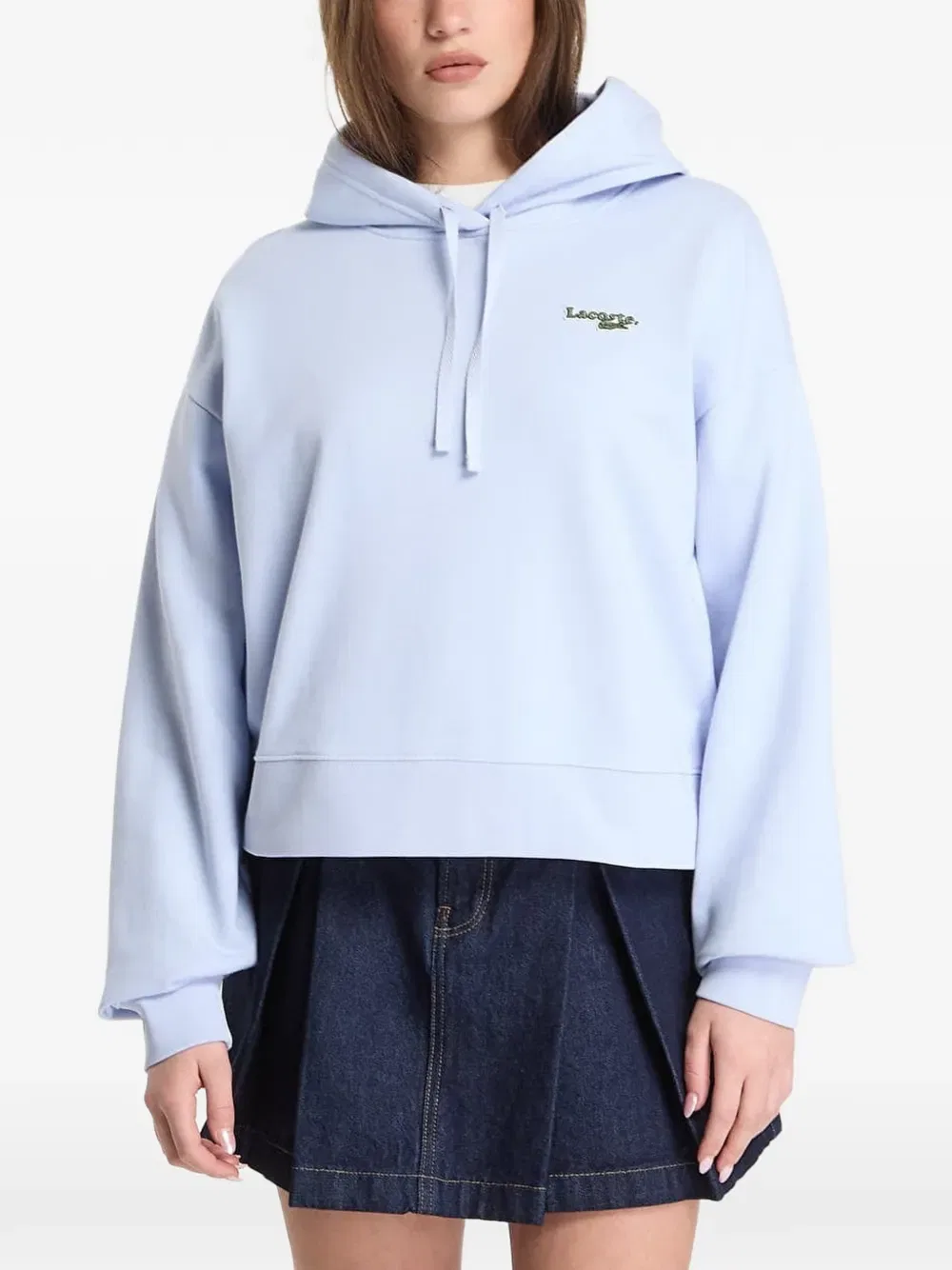 Толстовка Lacoste с логотипом, синяя