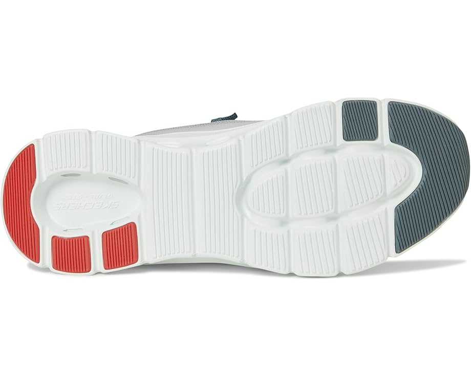 Мужские кроссовки SKECHERS Arch Fit Glide-Step Pro Hands Free Slip-In, Light Gray/Blue — фото 3