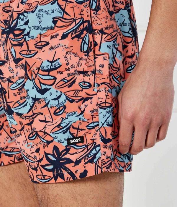Шорты для плавания Willow Regular fit Boss, оранжевый — фото 3
