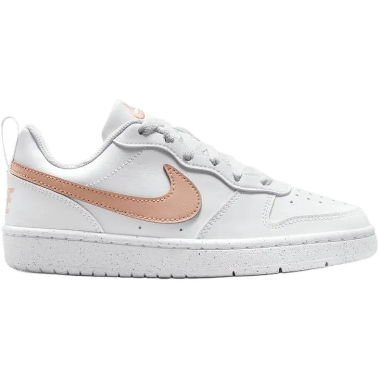 Кроссовки для скейтбординга Court Borough Low top Kids, розовый/белый, унисекс Nike, Pink White — фото 3